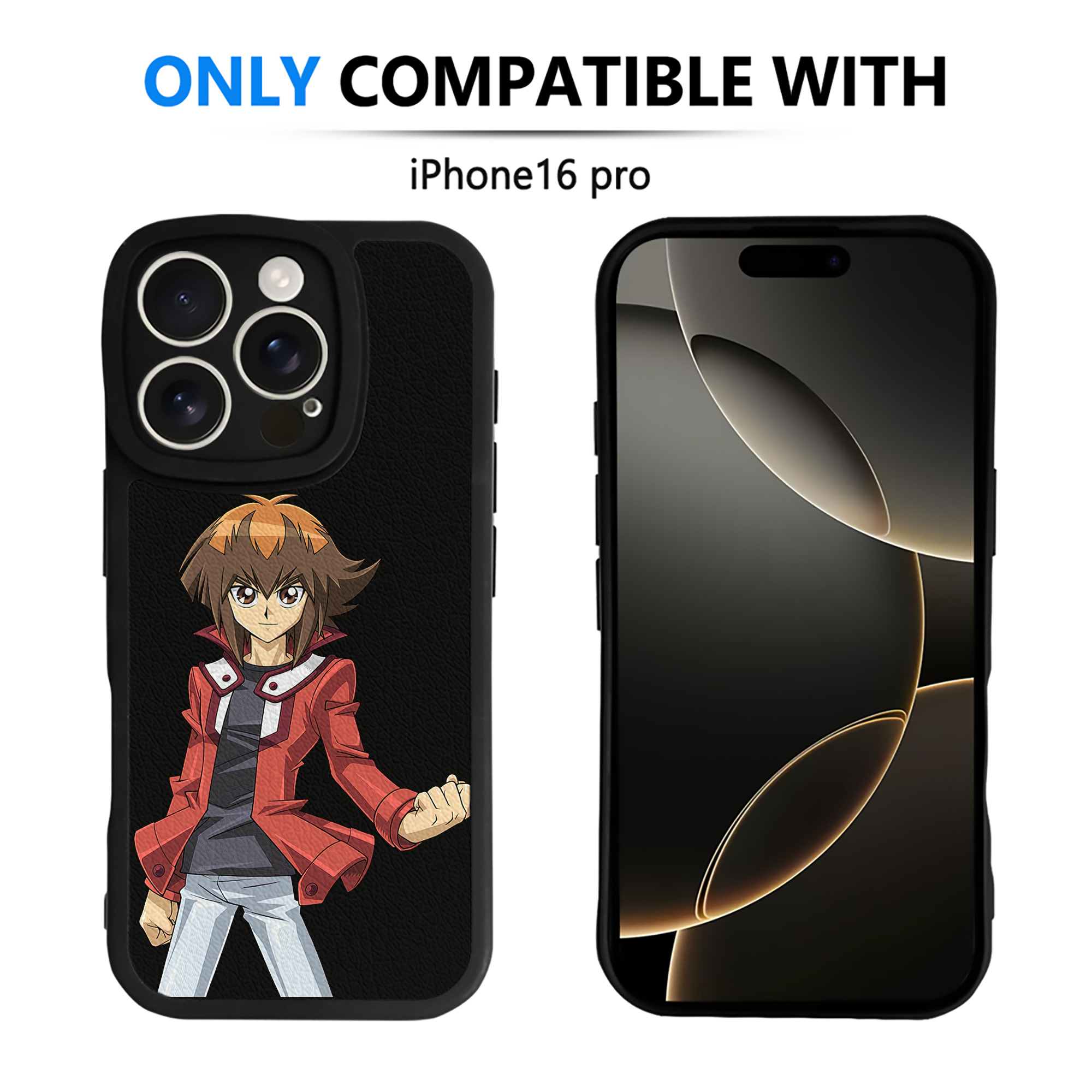 遊☆戯☆王 Yu-Gi-Oh! 【iPhone 16シリーズ対応】シリコンスマホケース（レザー調） 材質：シリコン